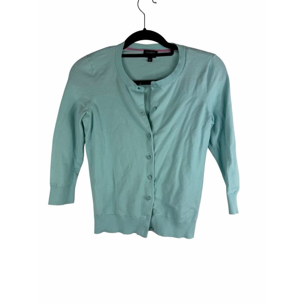 Talbots light blue cardigan- size xs